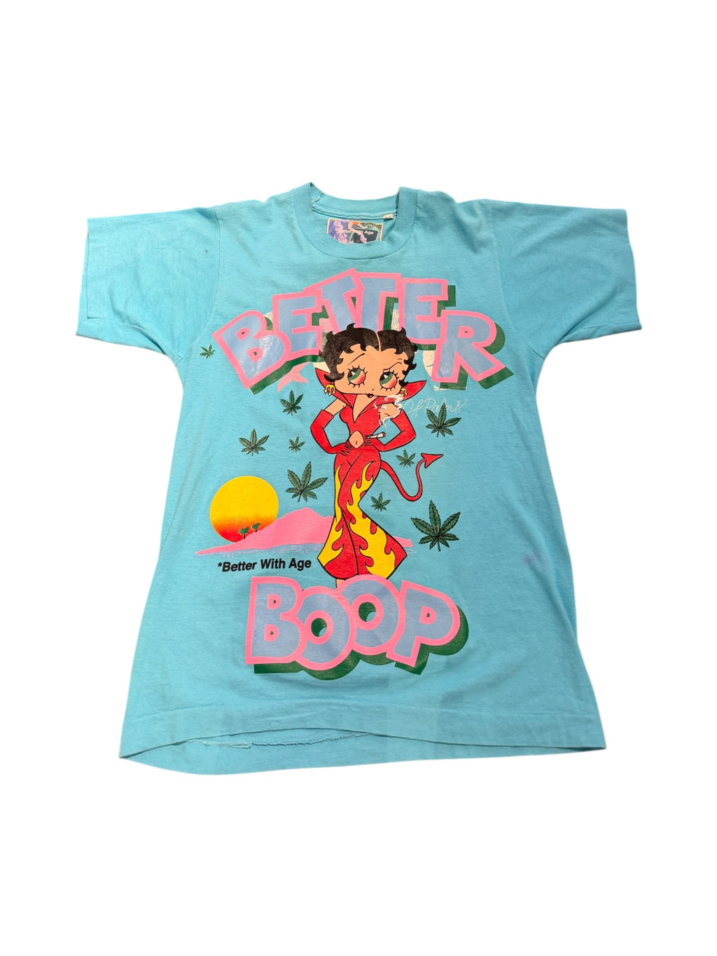 Better With Age* Turquoise Better With Boop Graphic T Shirt