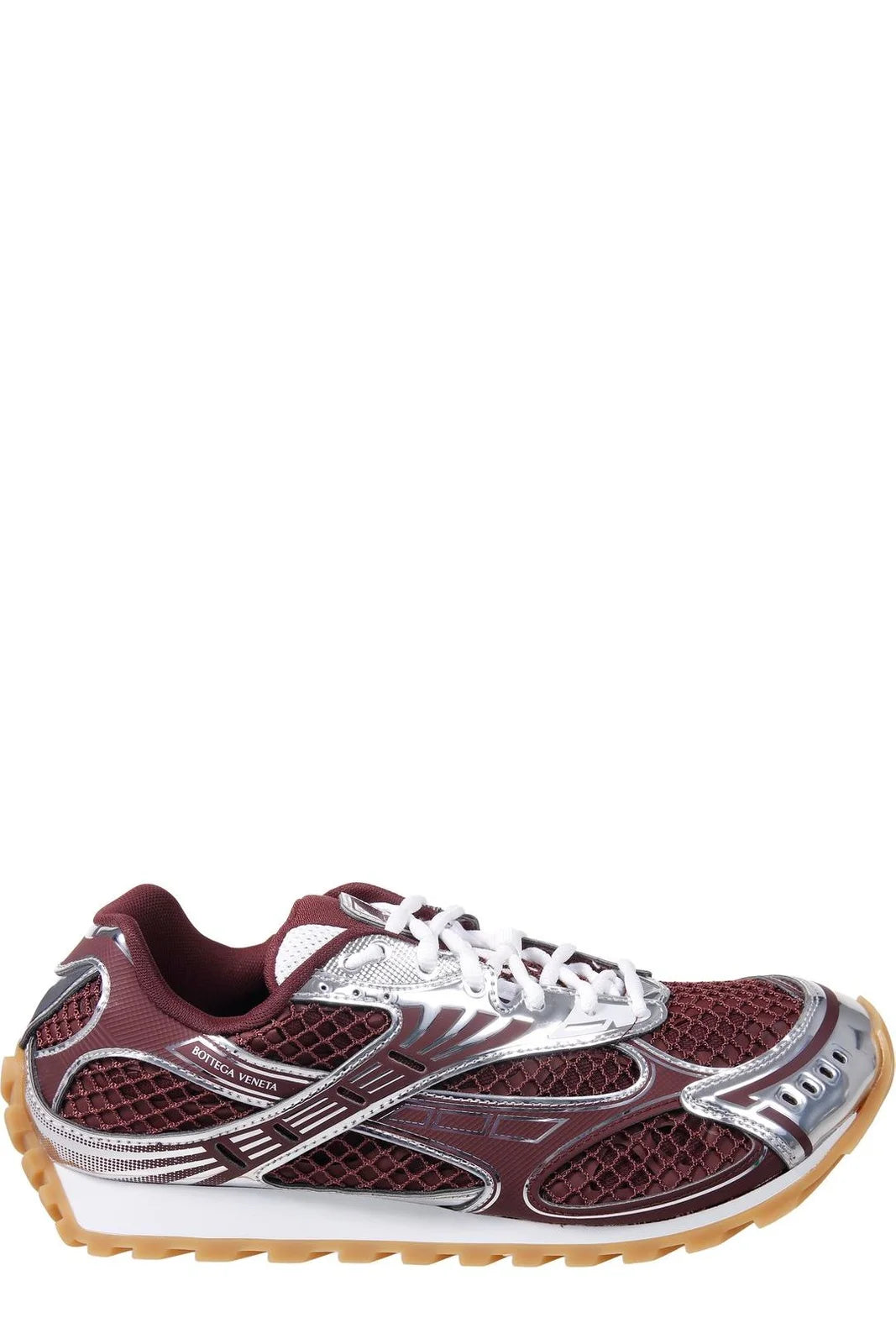 Bottega Veneta Orbit Barolo/Silver Sneaker