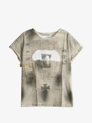 SAITOS Patcho Distressed Graphic T-shirt
