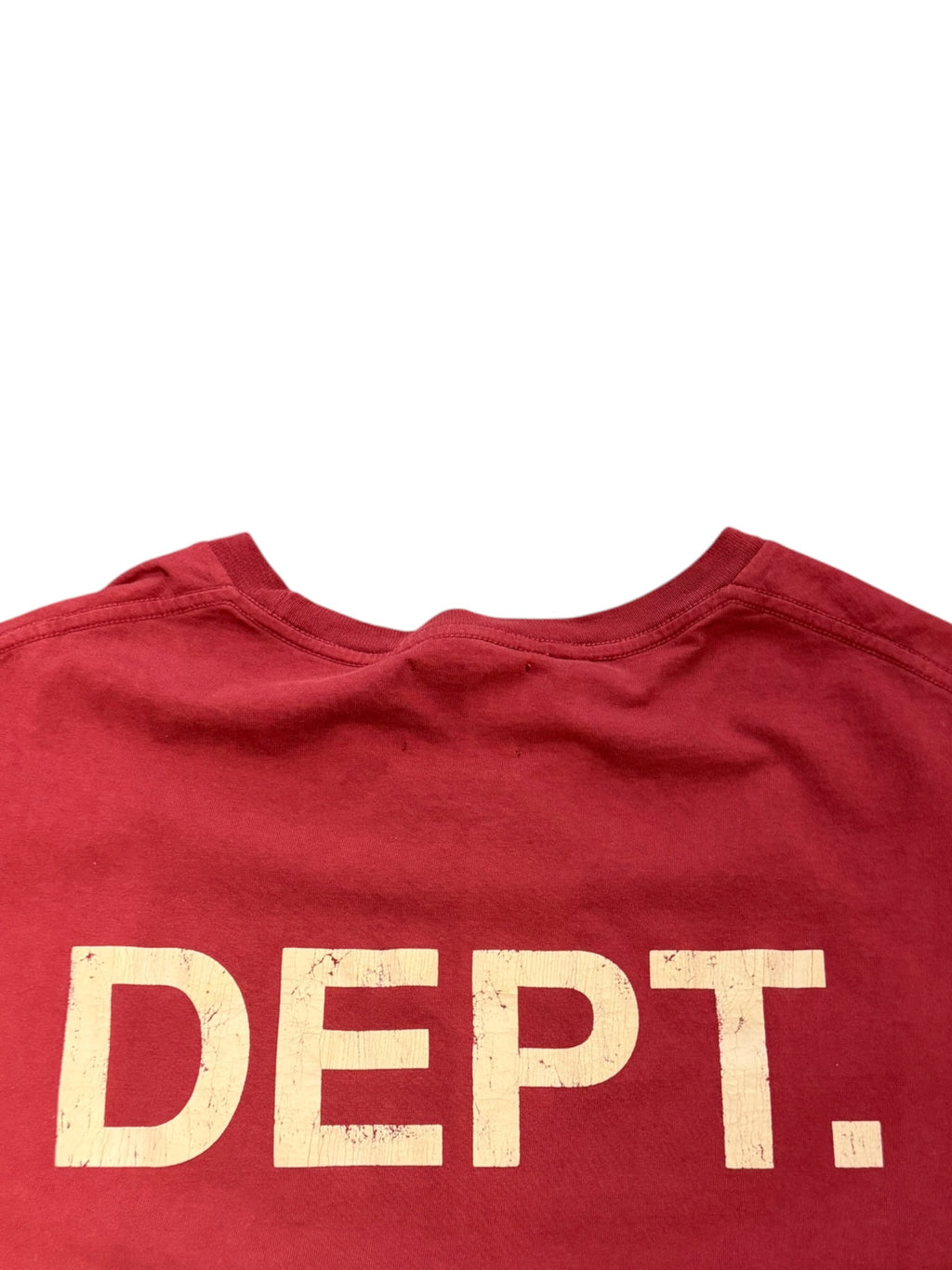 Gallery Dept. Blank Logo T-Shirt Burgundy