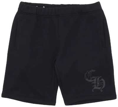 Chrome Hearts Black Shorts Logo Embroidered