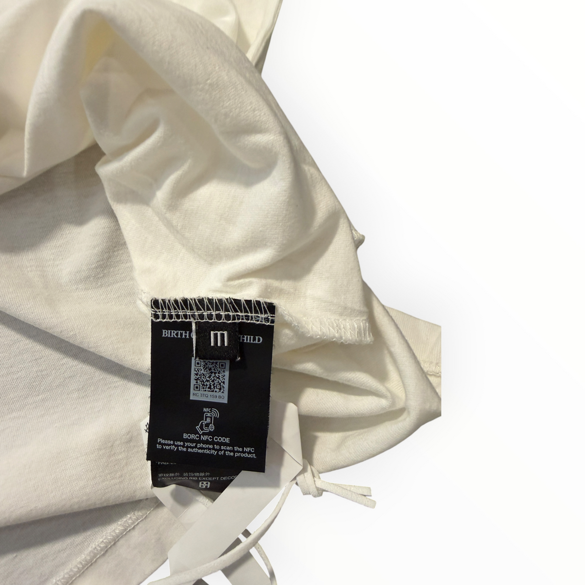 Birth Of Royal Child Sakura Embroidered White T-Shirt