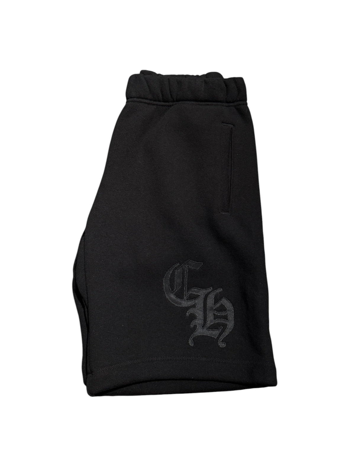 Chrome Hearts Black Shorts Logo Embroidered