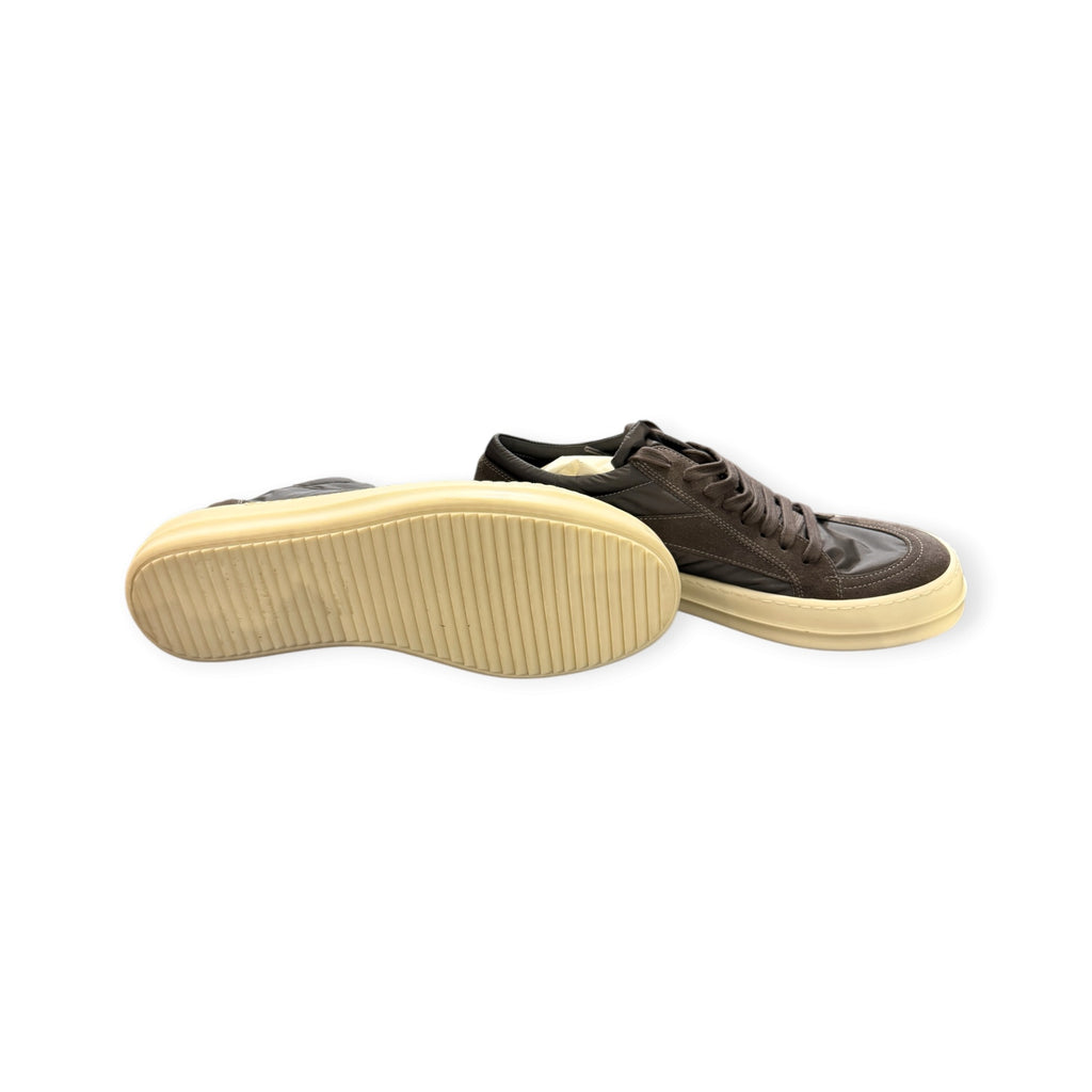 Rick Owens Vintage Low Dark Dust  Suede Nylon Sneaker