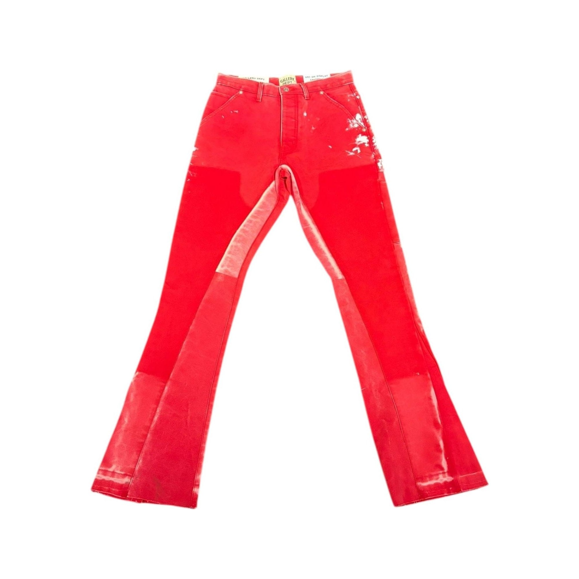 Gallery Dept. Carpenter Flare Jeans Red