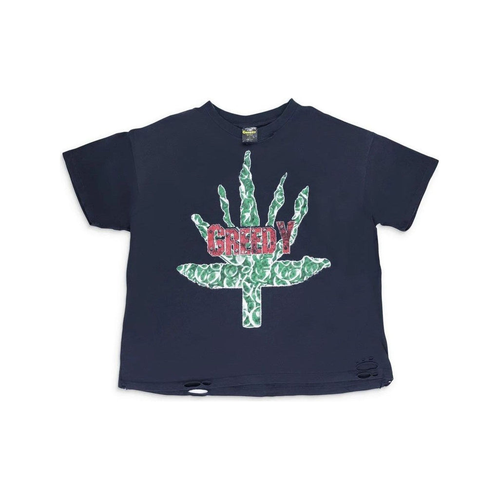Greedy Unit Black Ganja T-Shirt