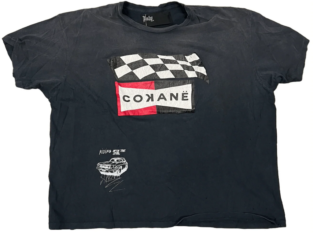 Paly Hollywood Cokane Faded Black T-Shirt
