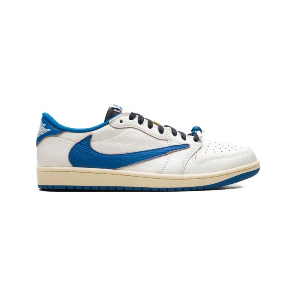Jordan 1 Retro Low OG SP Fragment x Travis Scott Sail Military Blue