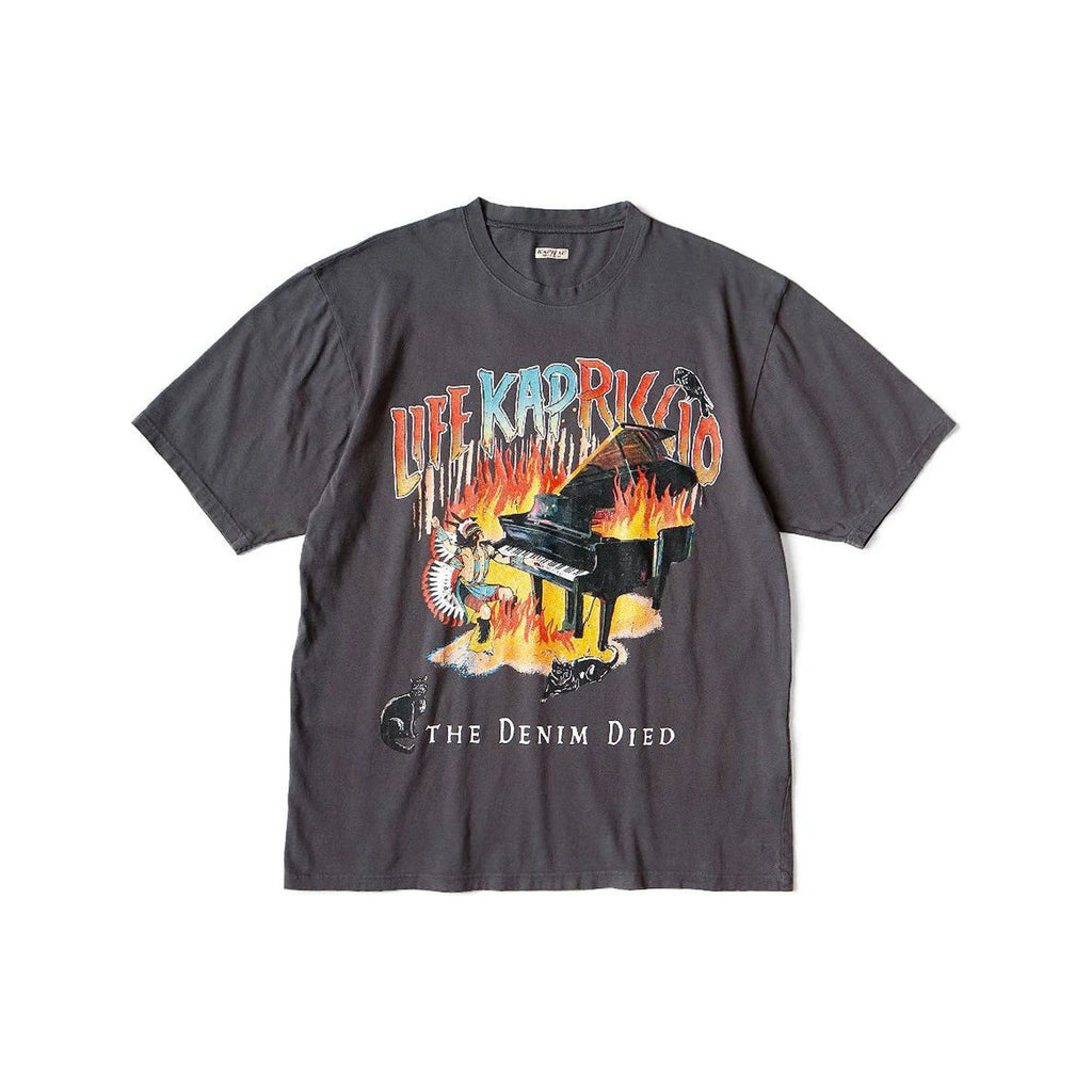 Kapital Piano Shirt T-Shirt Black