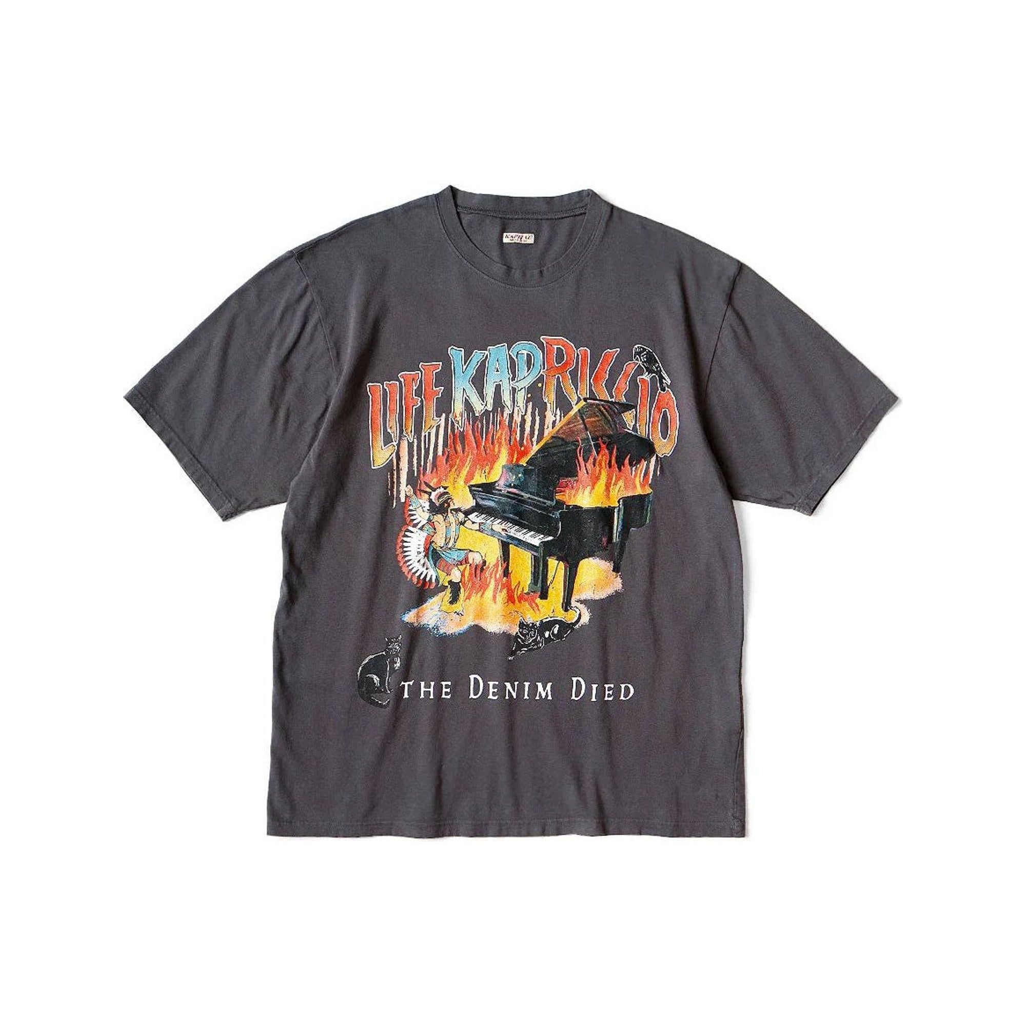 Kapital Piano Shirt T-Shirt Black