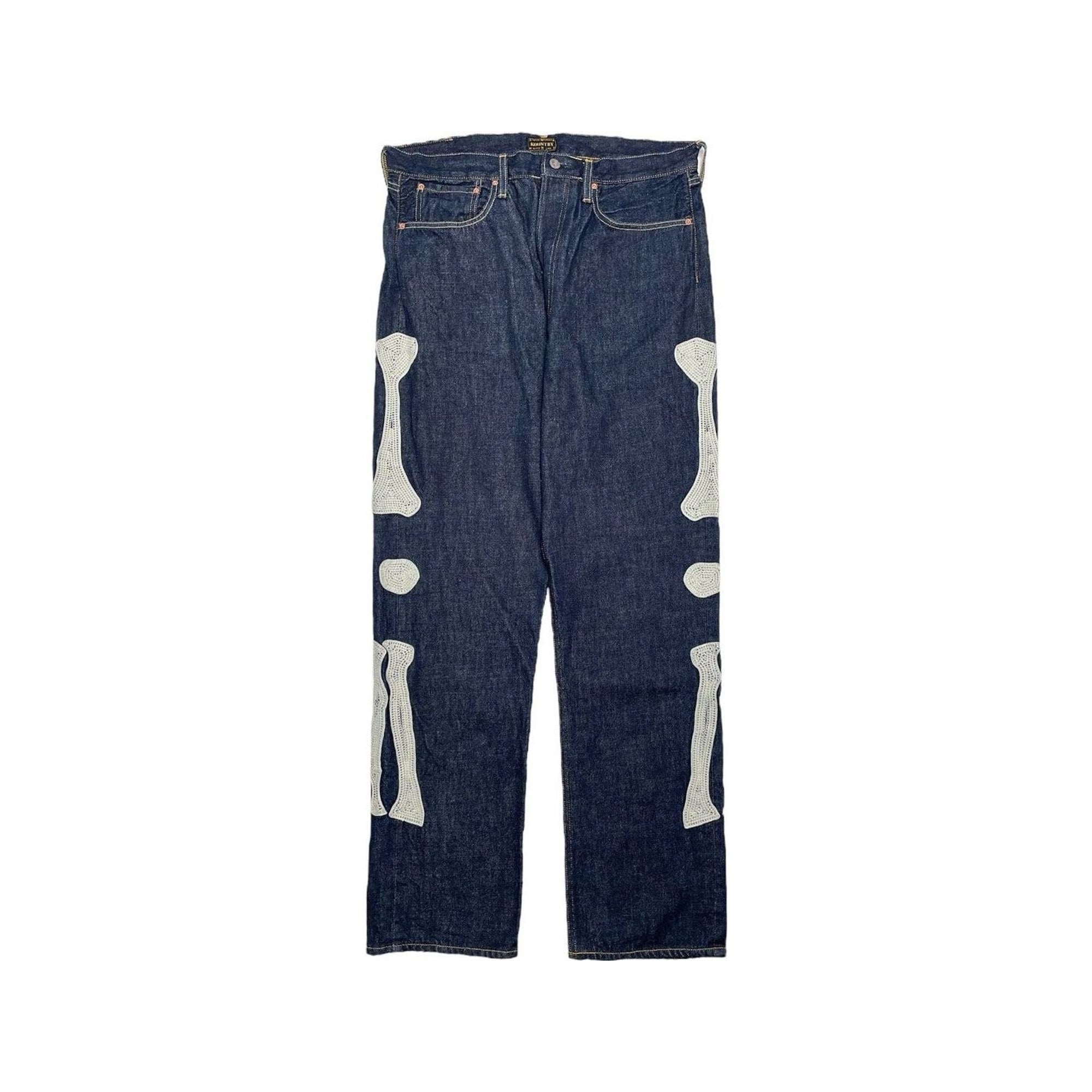 Kapital Salvage Bone Denim Dark Blue