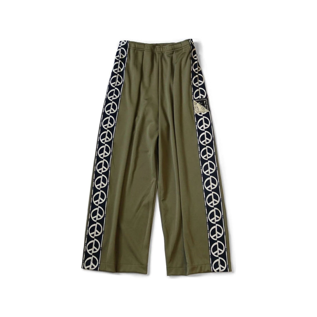 Kapital Smooth Jersey TH.D.D. Baggy Olive Track Pants