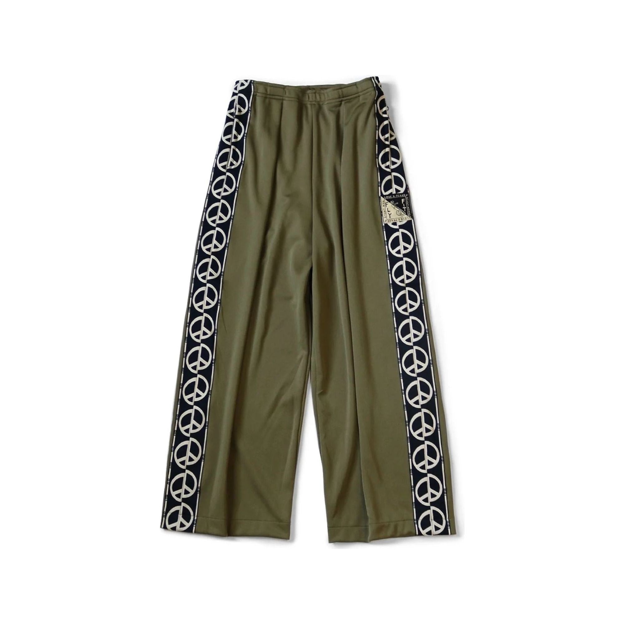Kapital Smooth Jersey TH.D.D. Baggy Olive Track Pants
