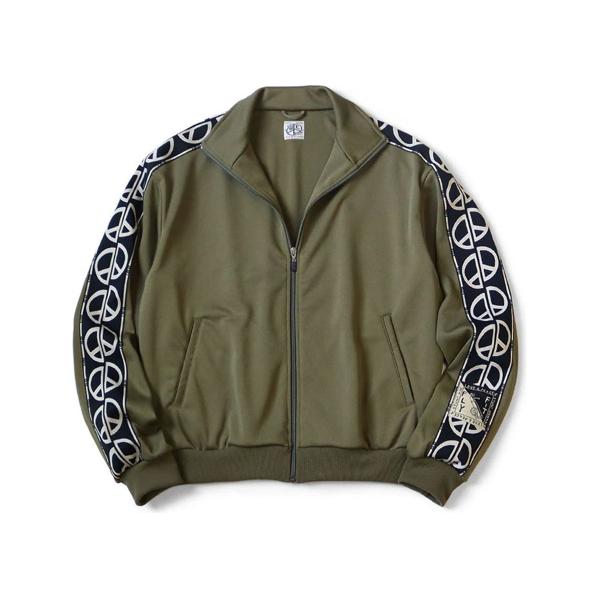Kapital Smooth Jersey TH.D.D. Olive Track Jacket