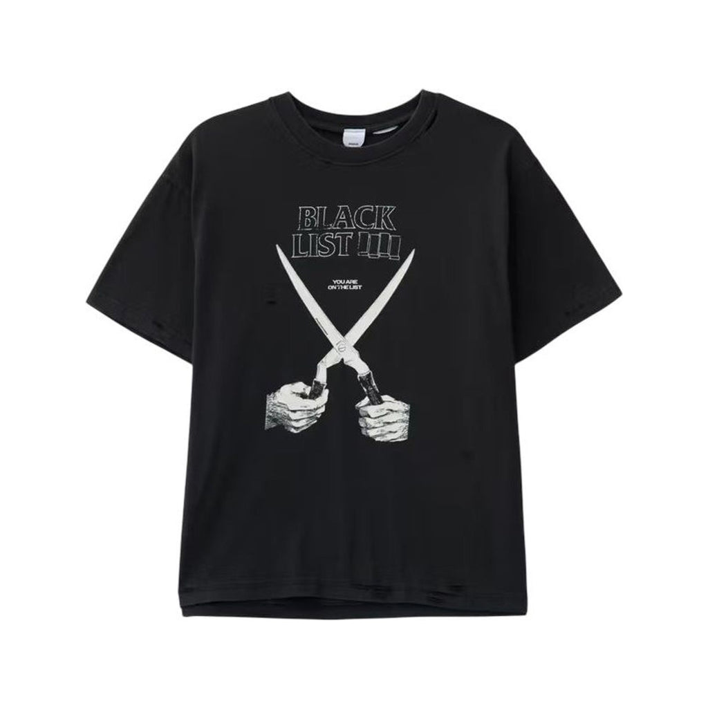 Protocol Index Blacklist Crop Black T-Shirt