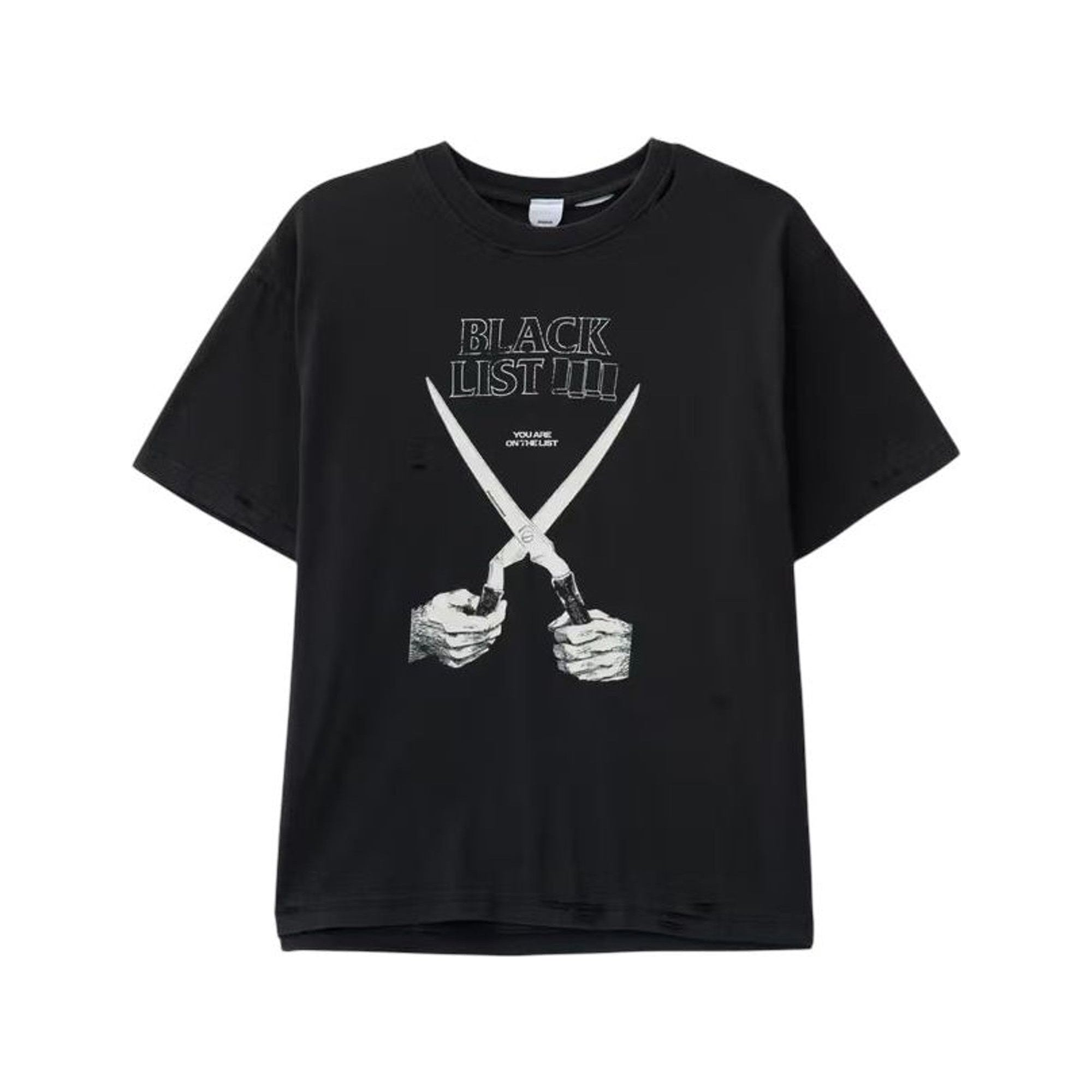 Protocol Index Blacklist Crop Black T-Shirt