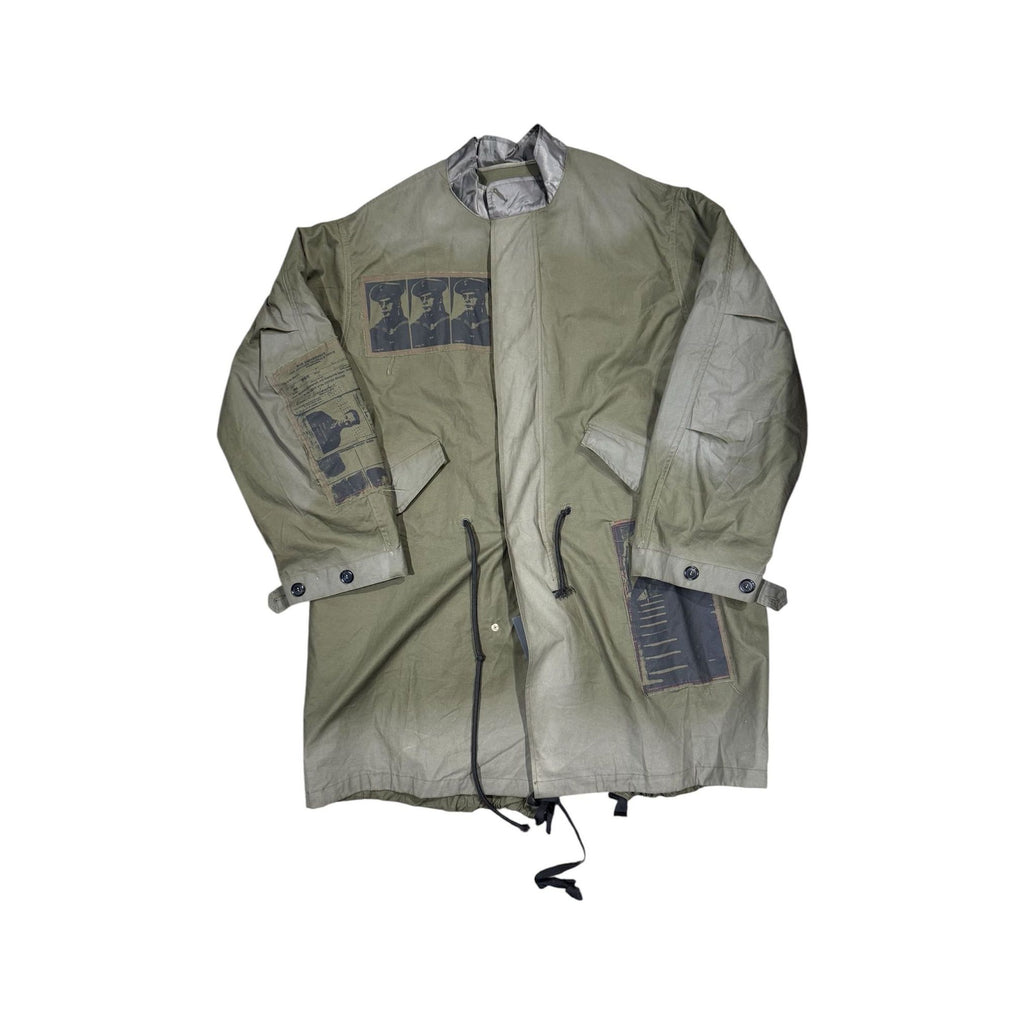Richill Melancholy Faded Patchwork Olive Parka