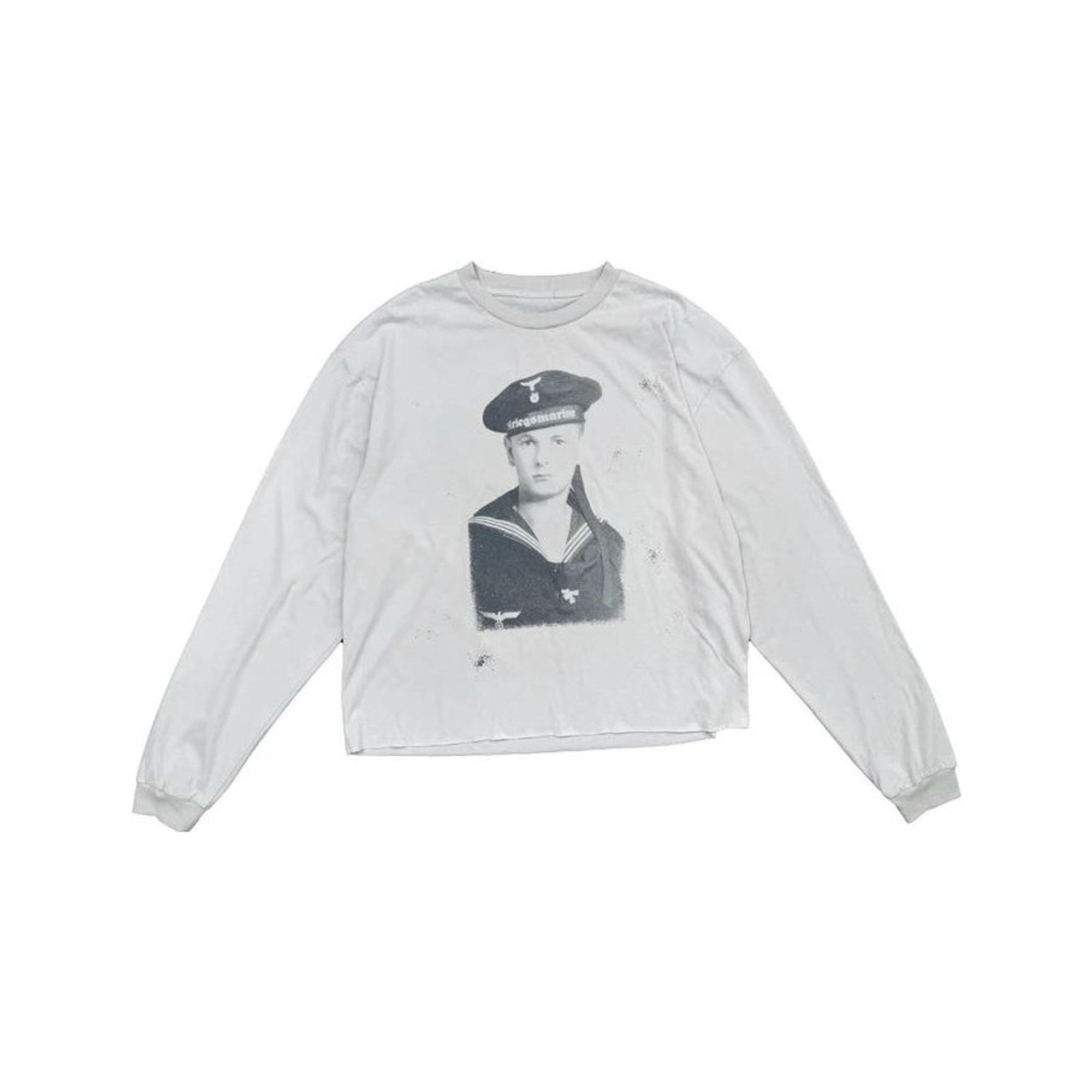 Richill Melancholy Naval Training LS White T-Shirt