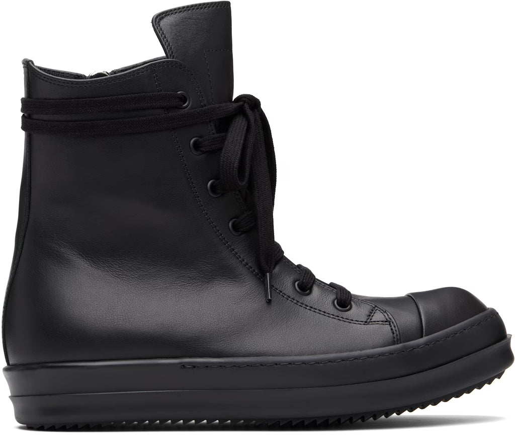 Rick Owens Ramones Hi Black/Black Sneaker