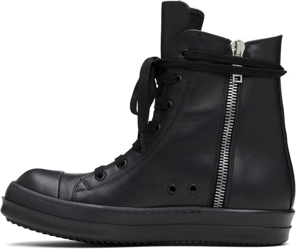 Rick Owens Ramones Hi Black/Black Sneaker
