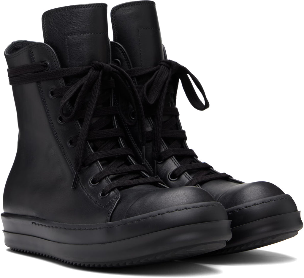 Rick Owens Ramones Hi Black/Black Sneaker