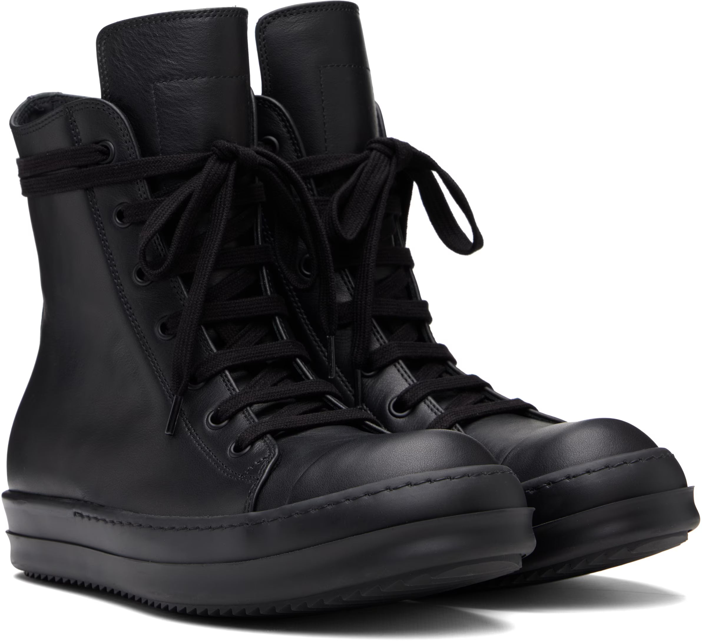 Rick Owens Ramones Hi Black/Black Sneaker
