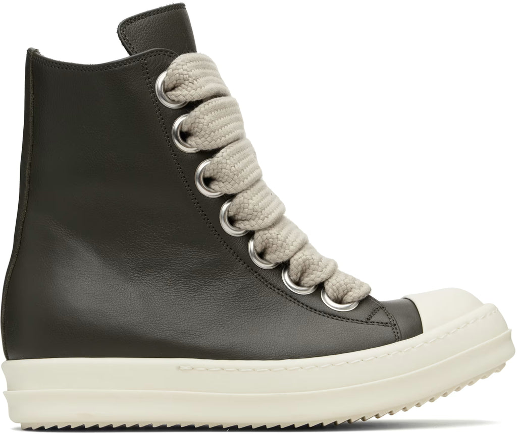 Rick Owens Jumbo Ramone High Bosco/Milk Sneaker
