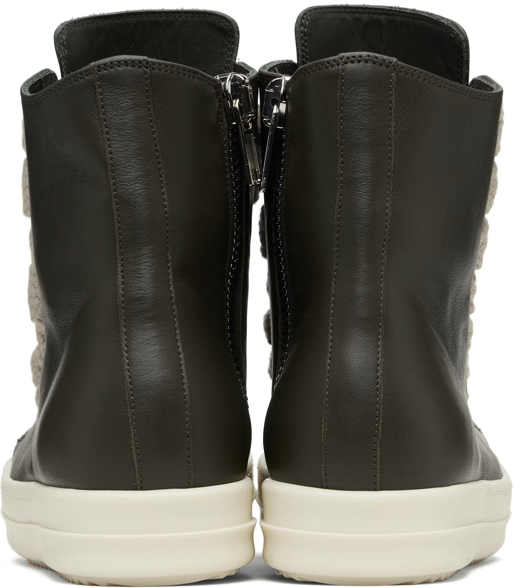 Rick Owens Jumbo Ramone High Bosco/Milk Sneaker