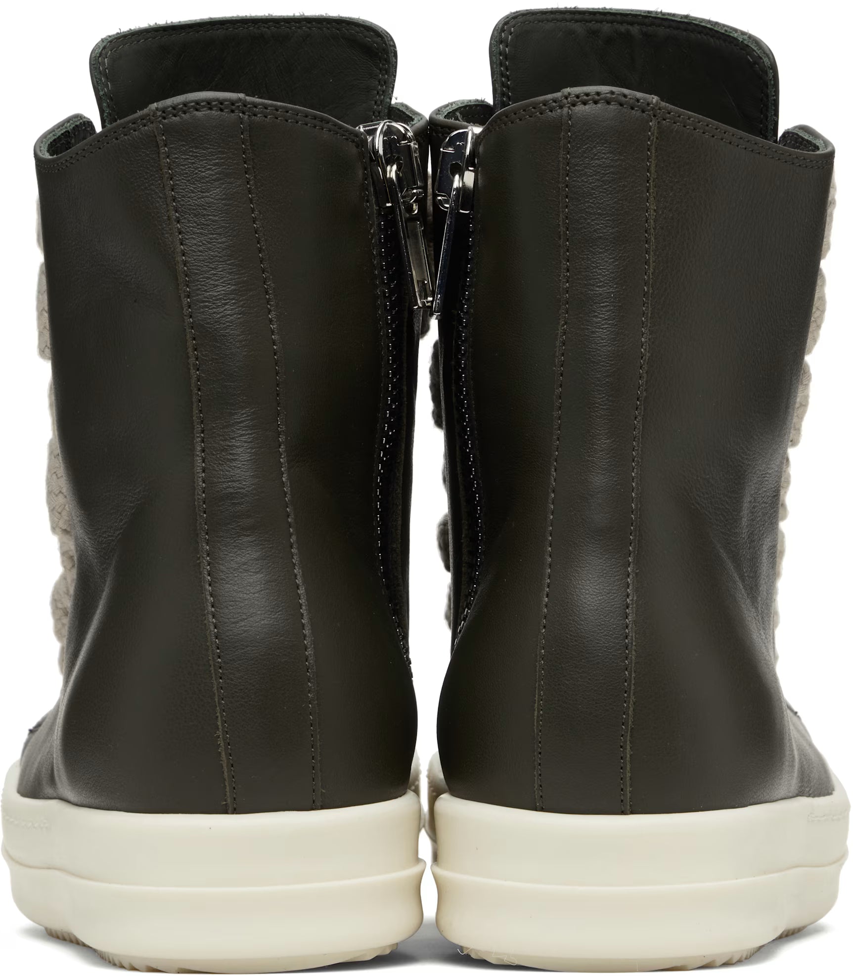 Rick Owens Jumbo Ramone High Bosco/Milk Sneaker