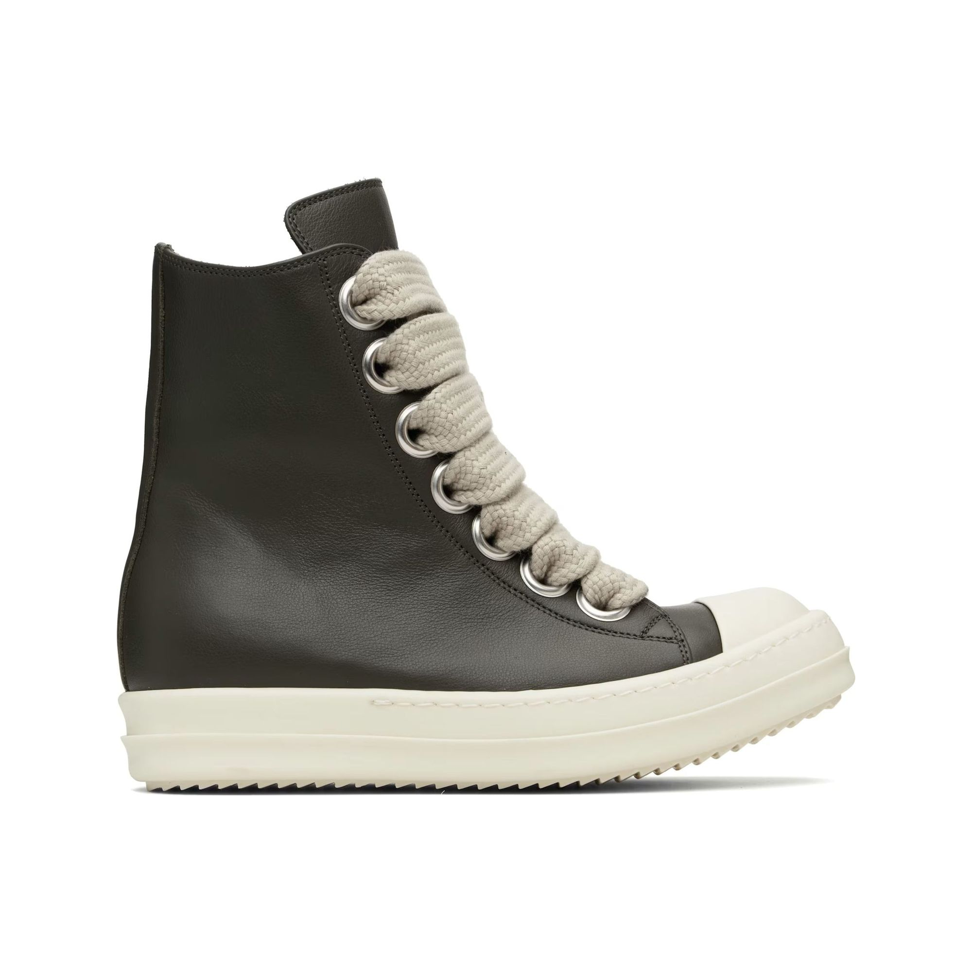 Rick Owens Jumbo Ramone High Bosco/Milk Sneaker