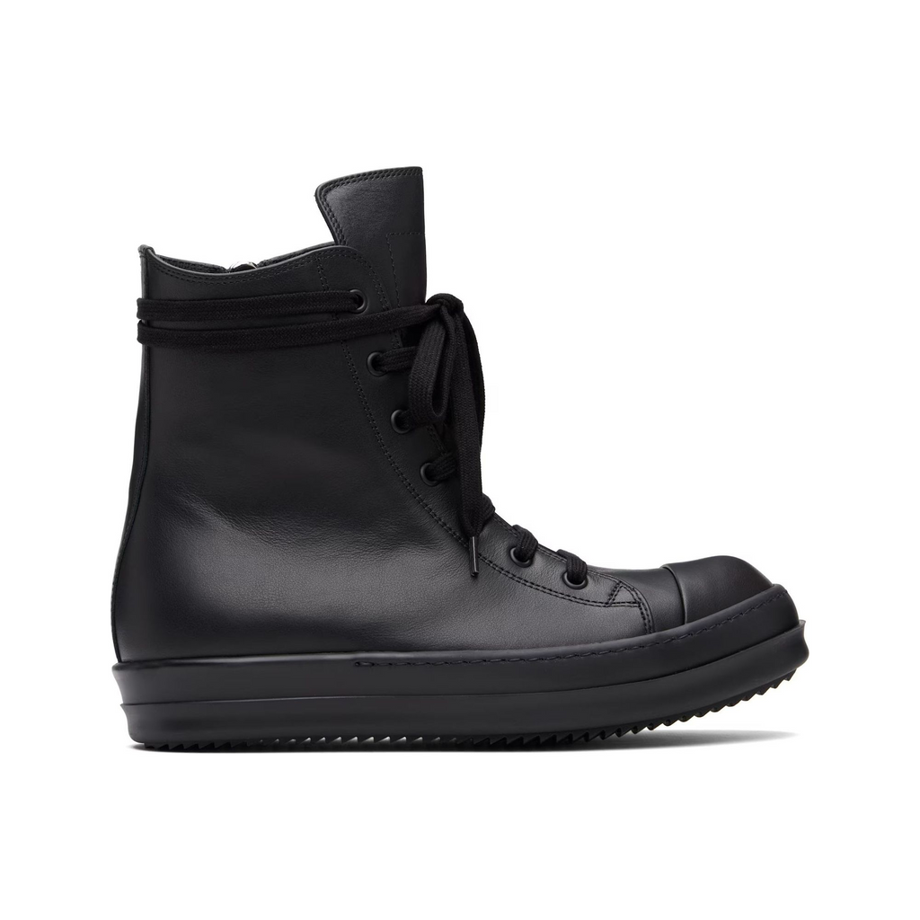 Rick Owens Ramones Hi Black/Black Sneaker
