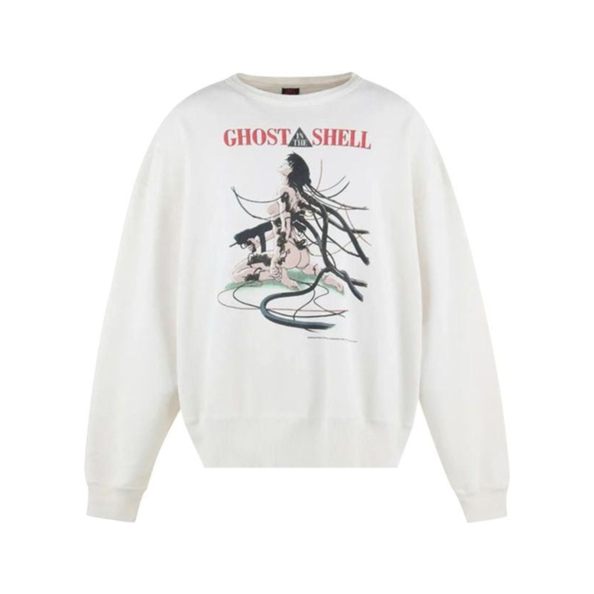 Saint Michael Ghost in The Shell Crewneck Cream
