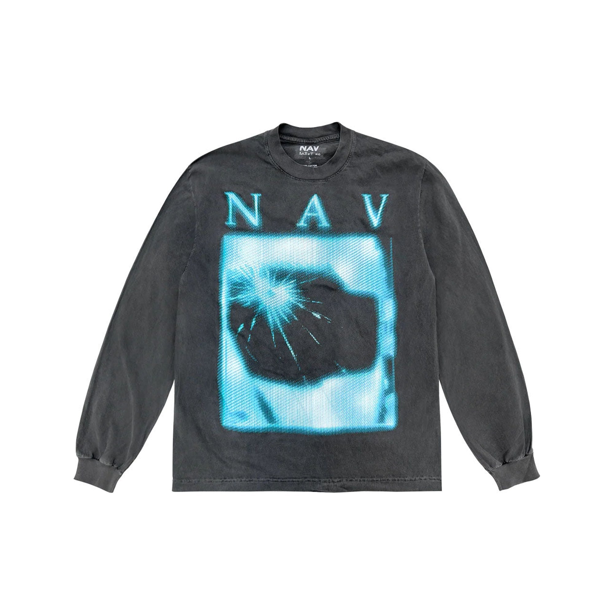 Saint Michael Nav Longsleeve Grey/Blue
