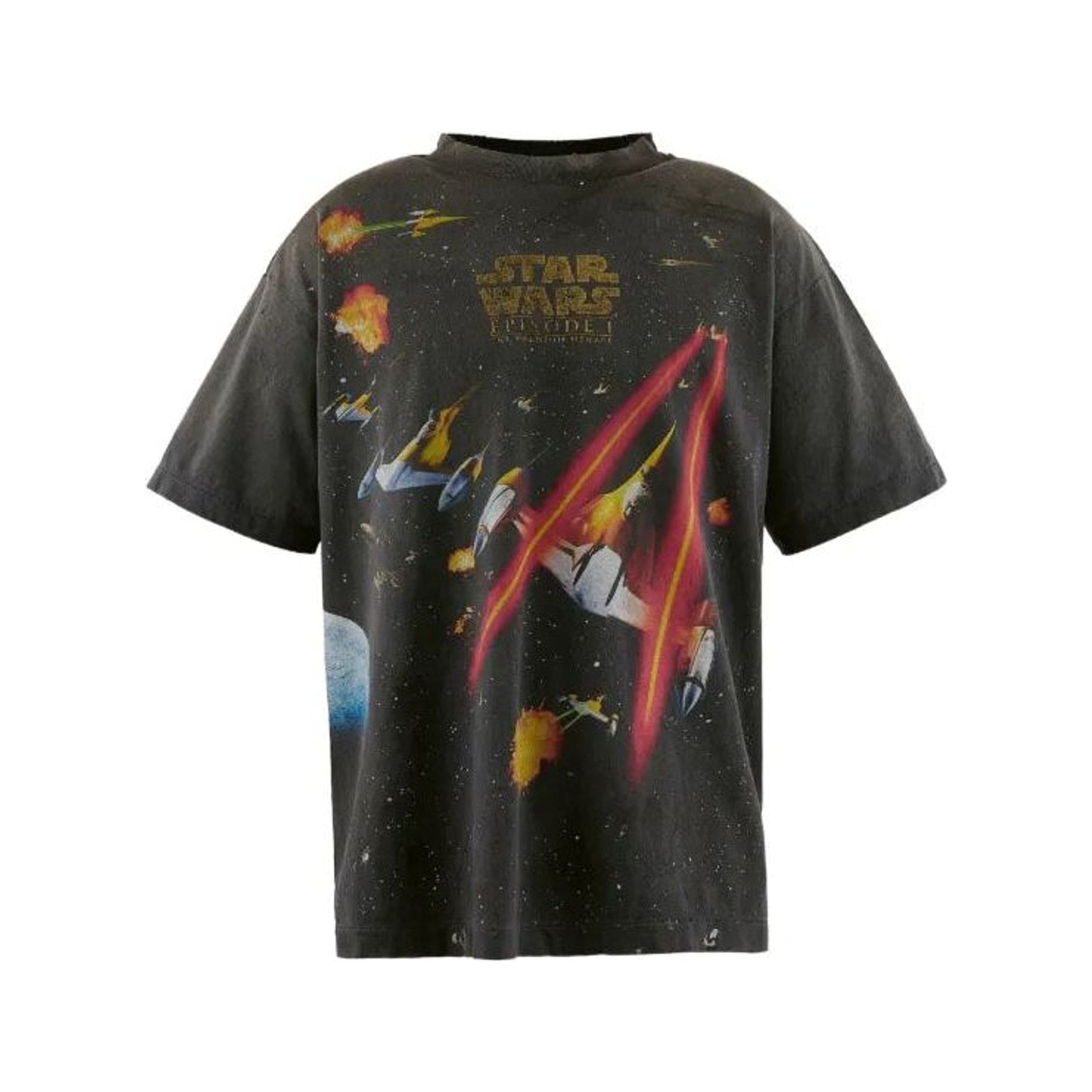 Saint Michael Star Wars T-Shirt Dark Grey