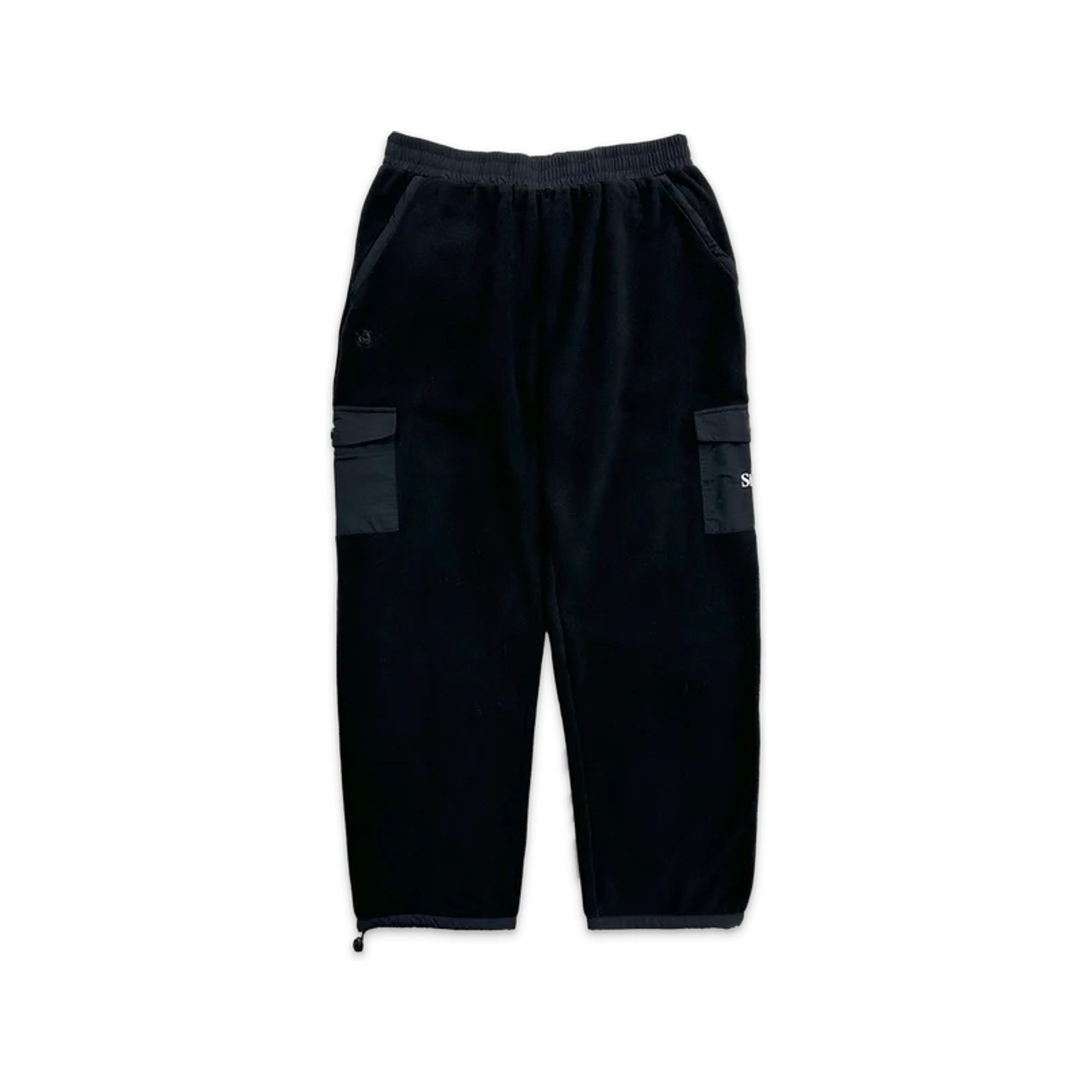 Sinclair Cargo Pocket Black Fleece Sweatpants