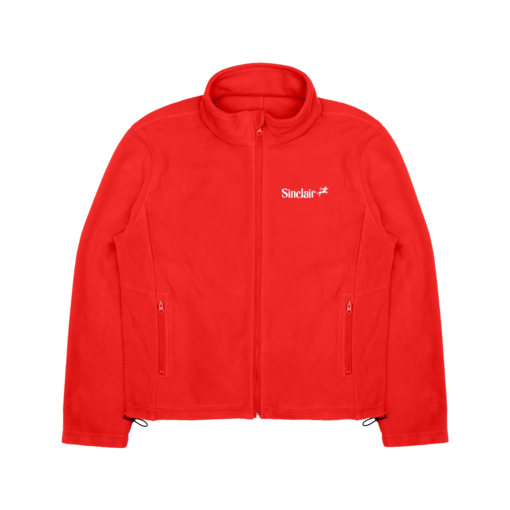 Sinclair Red Fleece Zip Up