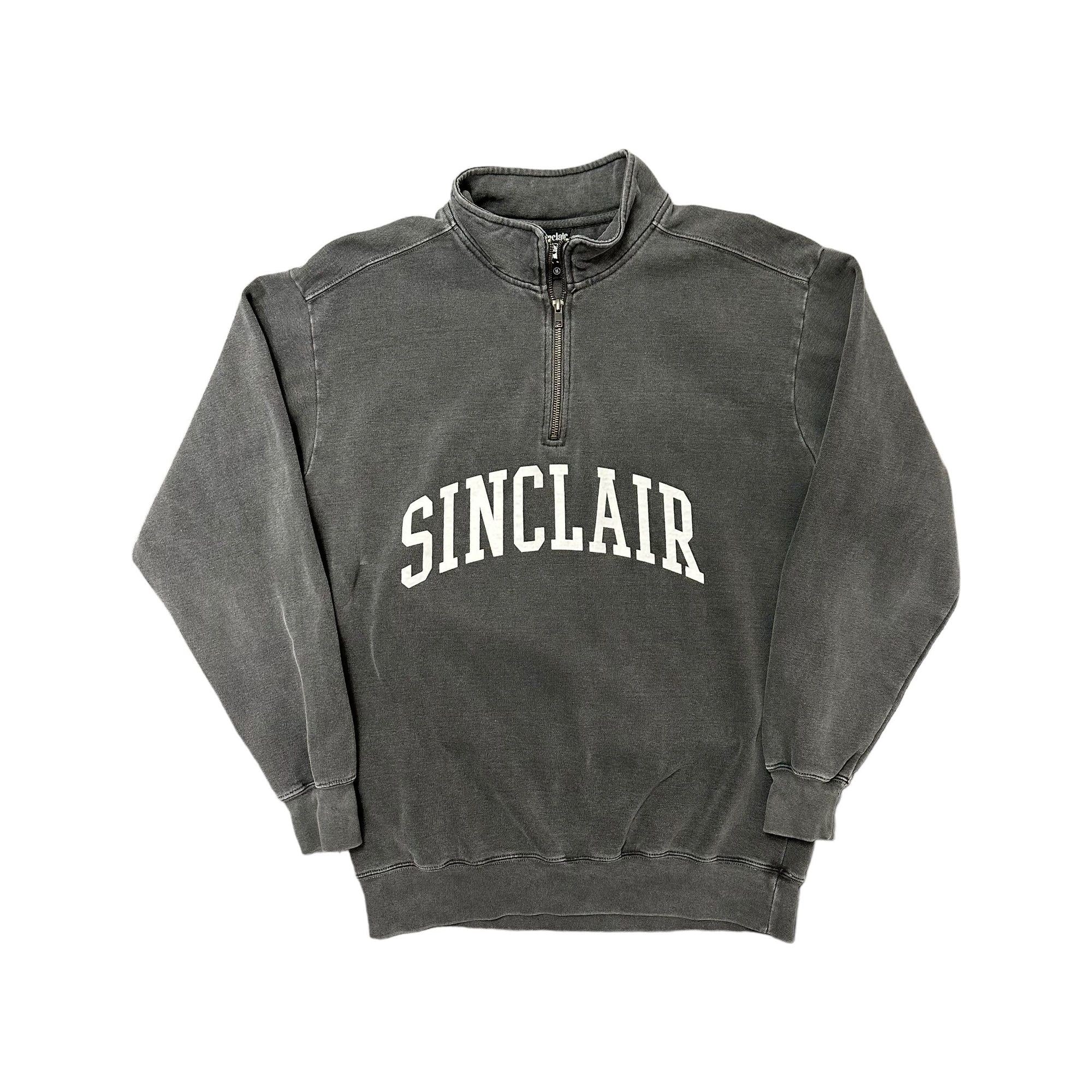 Sinclair Grey Quarter Zip Up Sweater