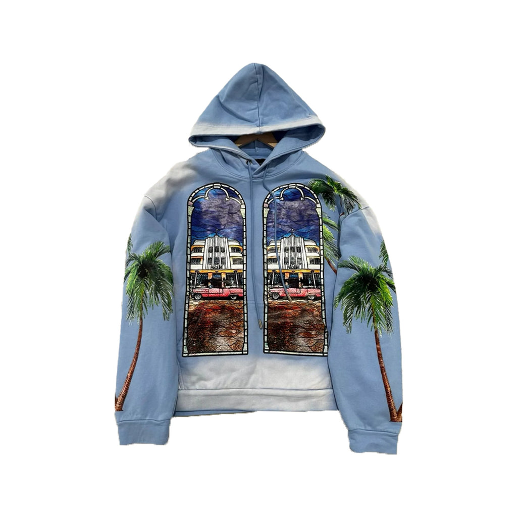 Who Decides War Palm Tree Patron Of The New Blue Hoodie