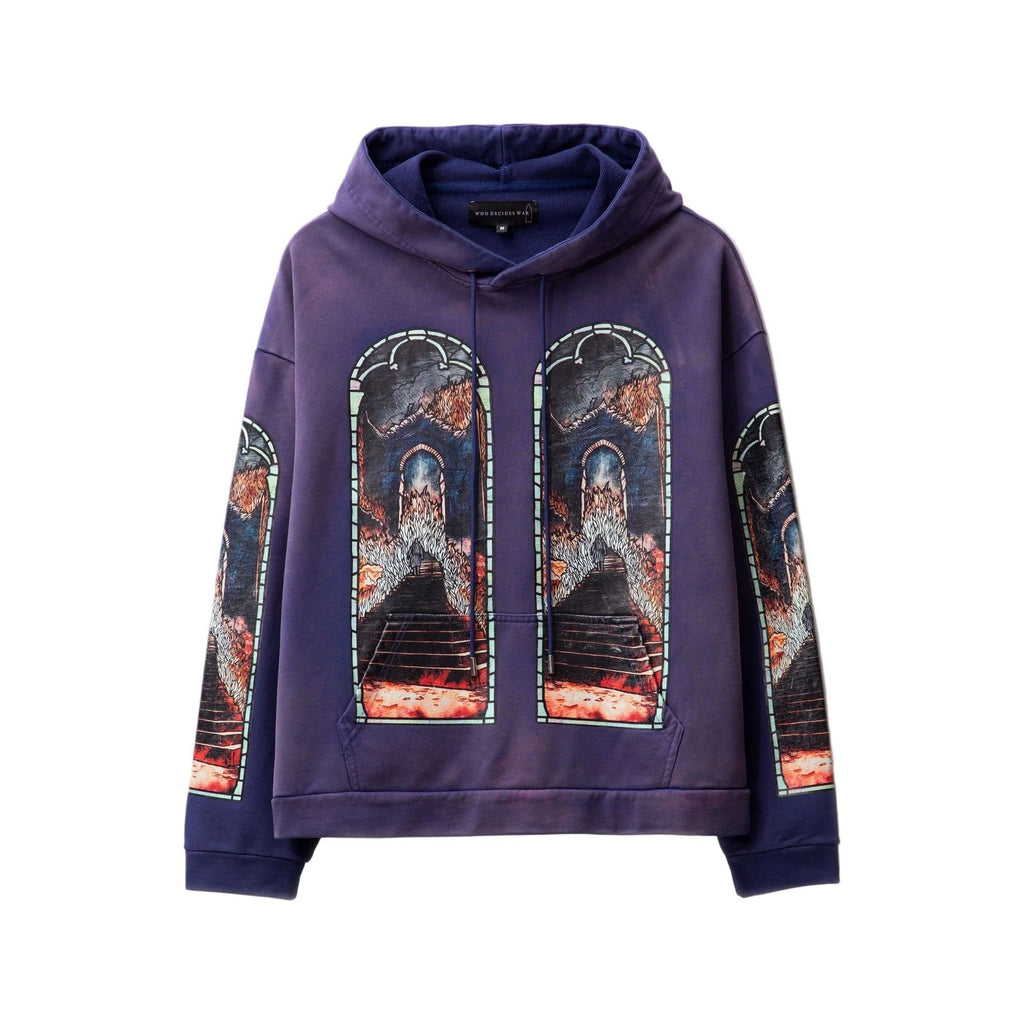 Who Decides War Descent Purple Hoodie